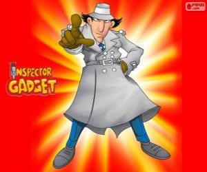 Puzzle Inspector Gadget είναι ντυμένος όπως ο διάσημος Επιθεωρητής Closeau